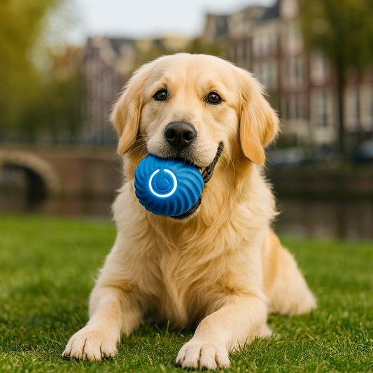 Interactieve hondenbal – oplaadbaar TPR | Barkshop