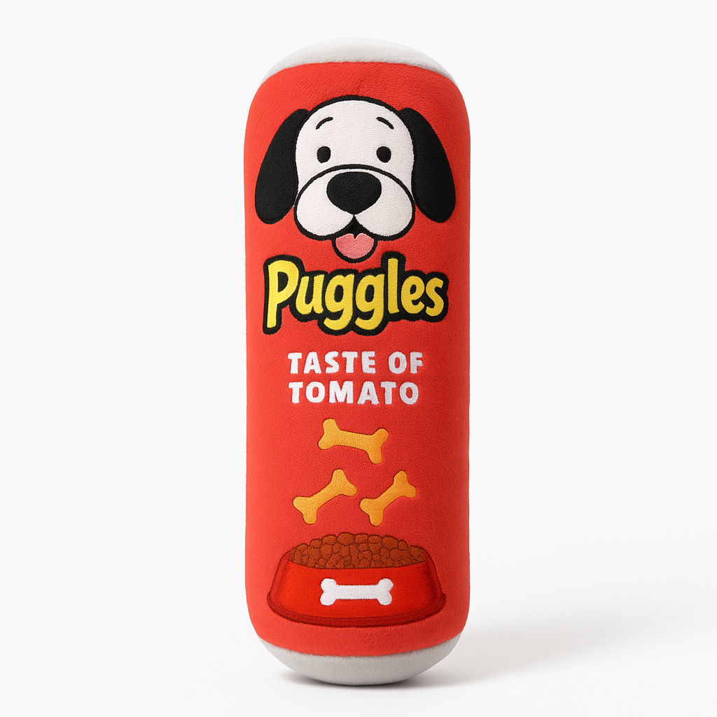 Pluche hondenbot met squeaker M | Floofr