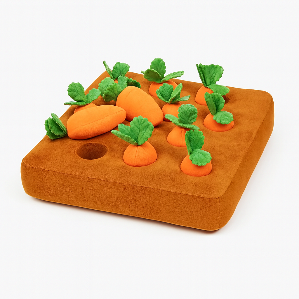 Interactief hondenspeelgoed worteltuin snuffelspeeltje / Snuffelmat | Floofr