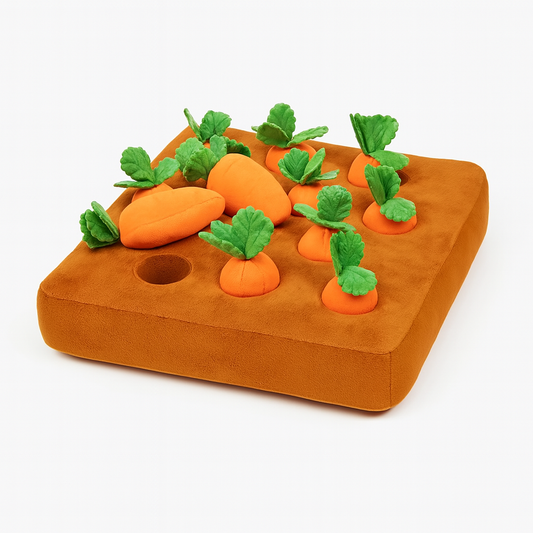 Interactief hondenspeelgoed worteltuin snuffelspeeltje / Snuffelmat | Floofr