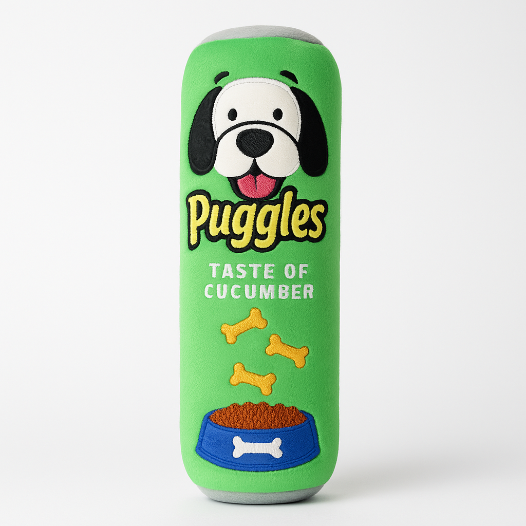 Pluche hondenbot met squeaker M | Floofr