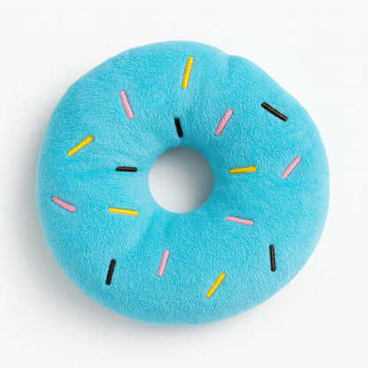 Donut hondenspeeltje S (pluche & pieper) | Floofr