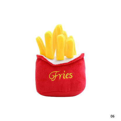 Pluche piepspeeltje hond bot groente & fruit kauwspeelgoed | Floofr