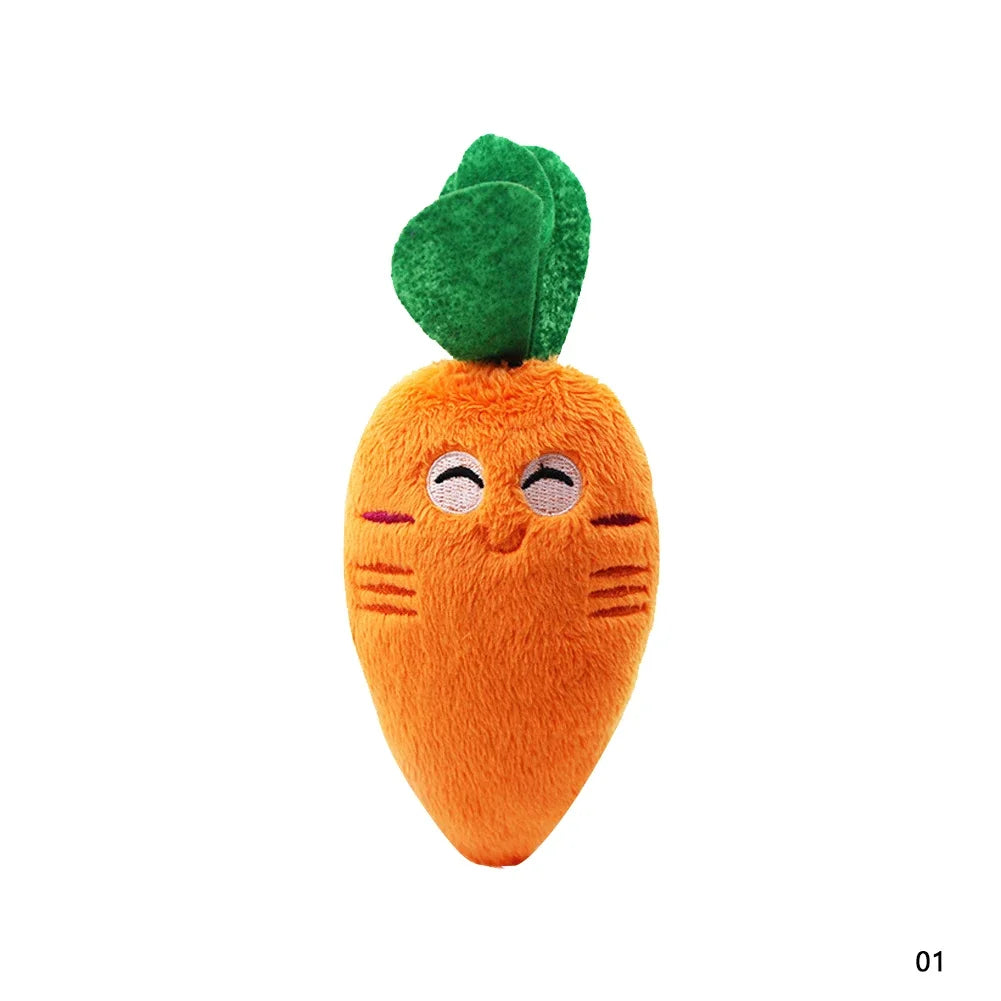 Wortel hondenspeeltje S met pieper | Floofr