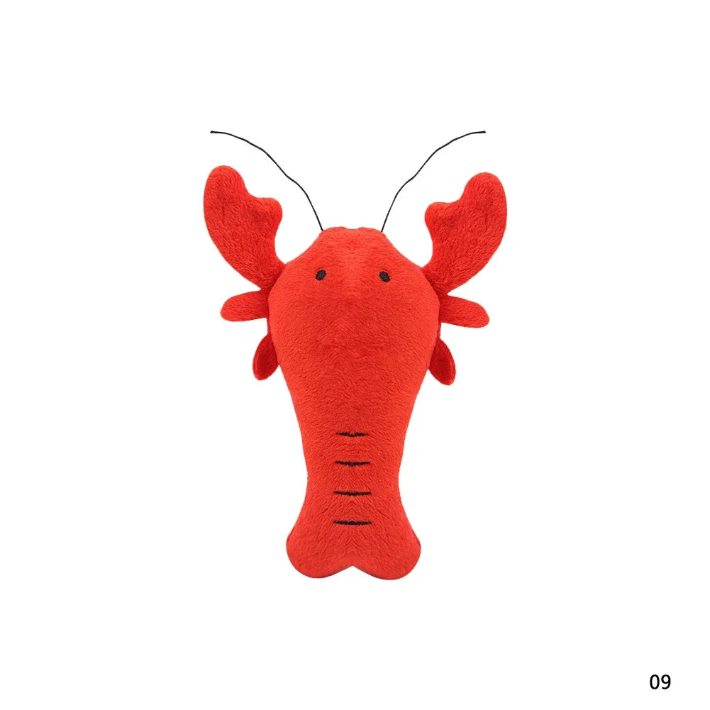 Pluche piepspeeltje hond bot groente & fruit kauwspeelgoed | Floofr