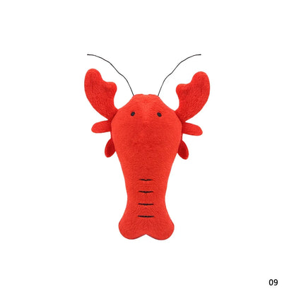 Pluche piepspeeltje hond bot groente & fruit kauwspeelgoed | Floofr