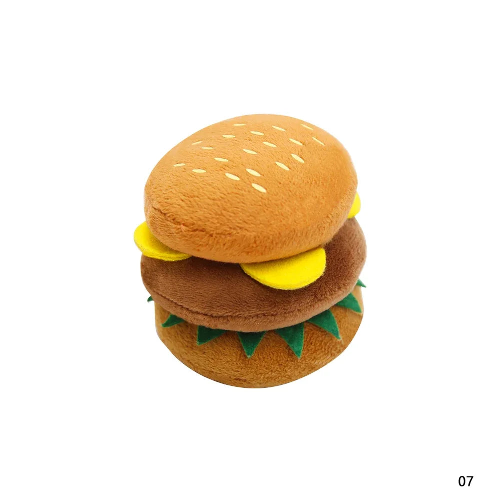 Pluche piepspeeltje hond bot groente & fruit kauwspeelgoed | Floofr