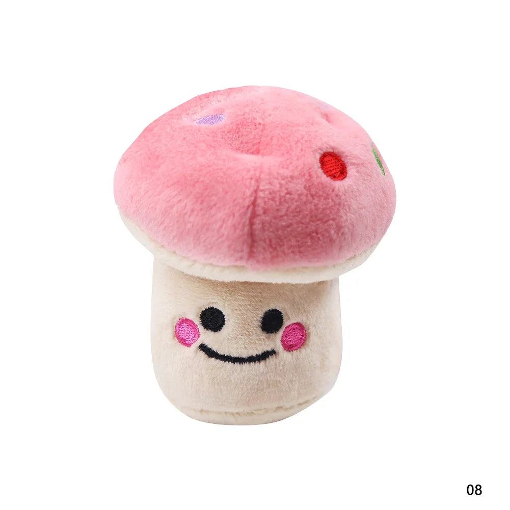 Pluche piepspeeltje hond bot groente & fruit kauwspeelgoed | Floofr