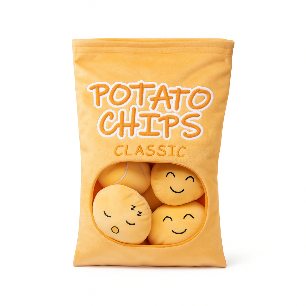 Chipszak hondenspeeltje S (pluche) | Floofr