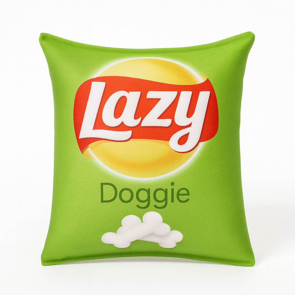 Chipszak hondenspeeltje pluche met piep | Floofr