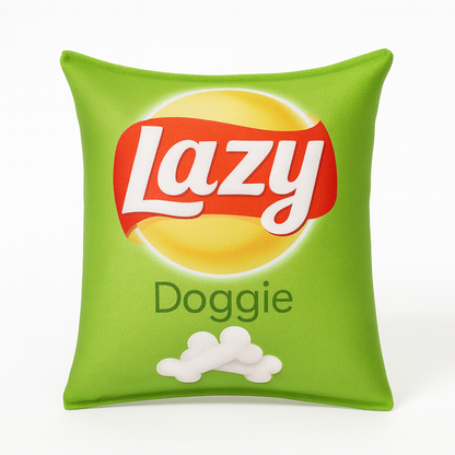 Chipszak hondenspeeltje pluche met piep | Floofr