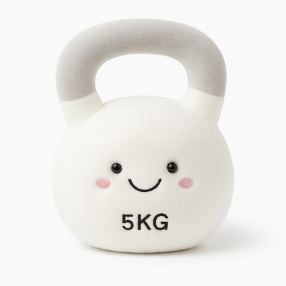 Fitness Kettlebell hondenspeeltje S pluche met pieper | Floofr
