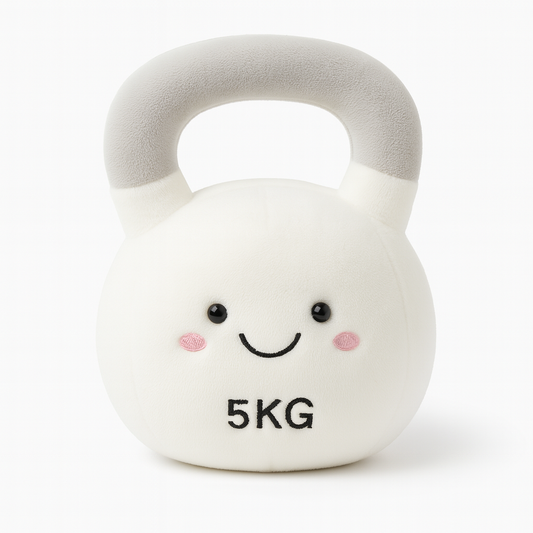 Fitness Kettlebell hondenspeeltje S pluche met pieper | Floofr