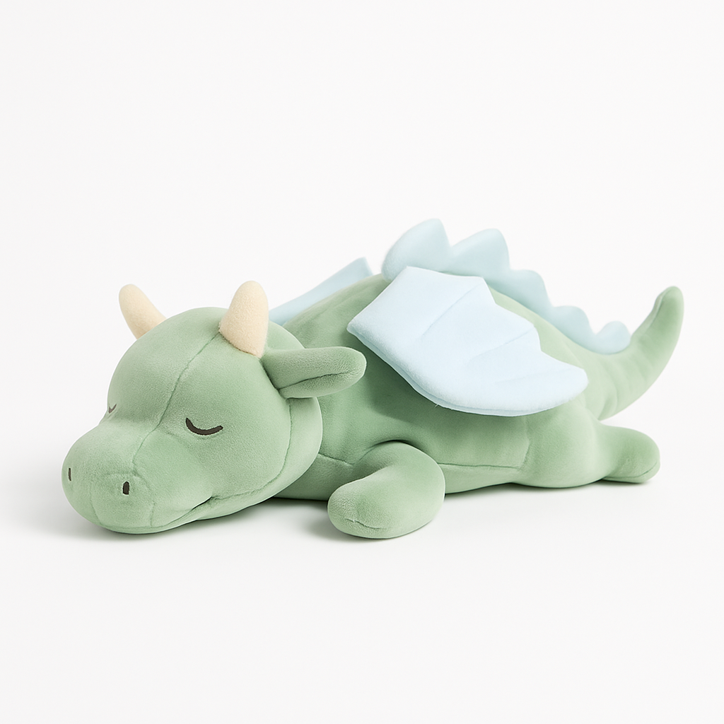 Puppyknuffel met hartslag Draak | Floofr