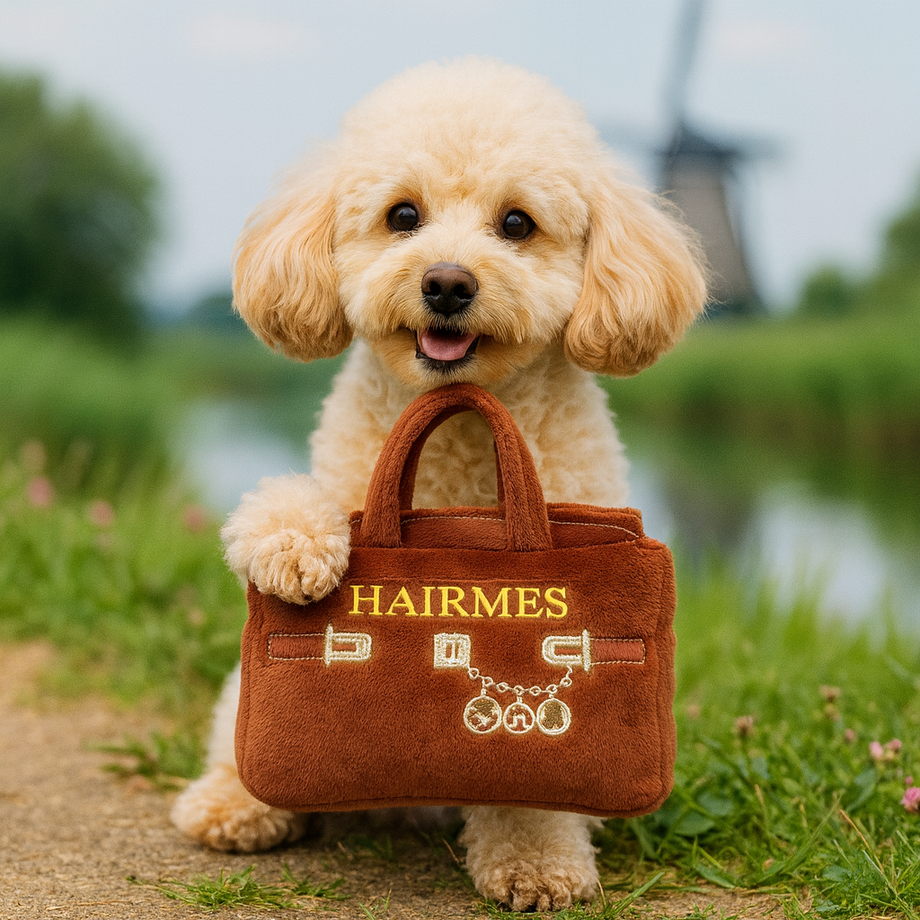 Hondenspeelgoed Hairmess luxe giftset S (pluche & pieper) | Floofr