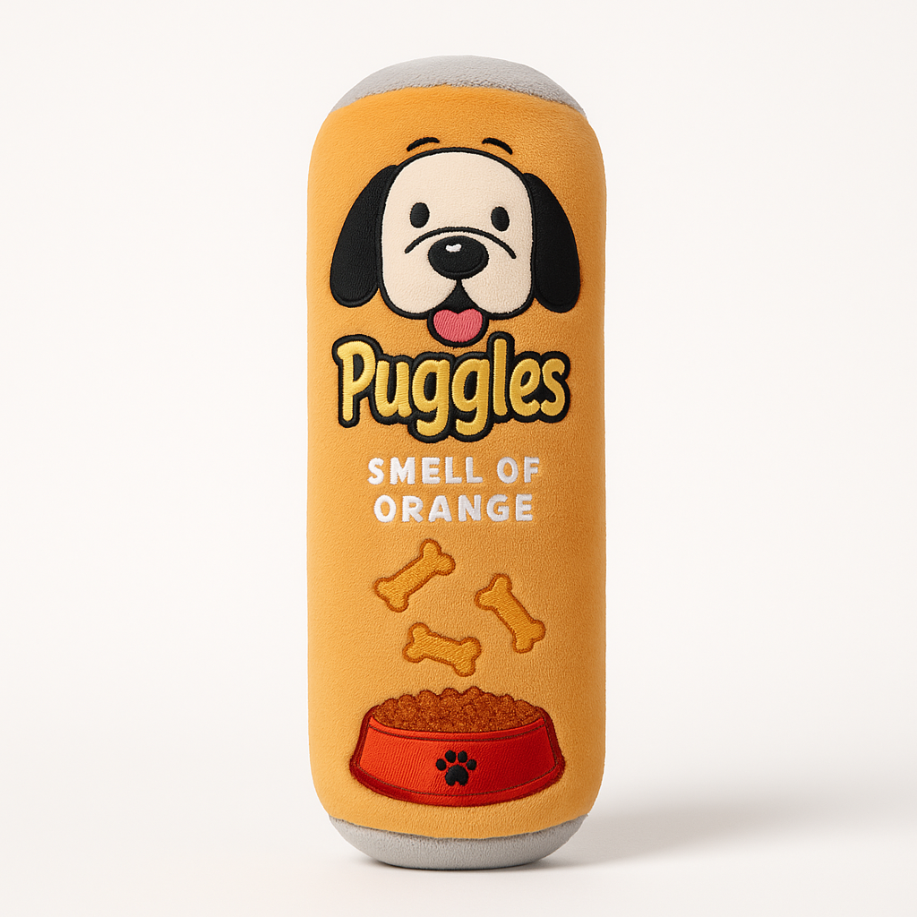 Pluche hondenbot met squeaker M | Floofr