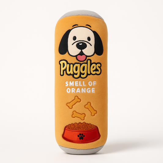 Pluche hondenbot met squeaker M | Floofr