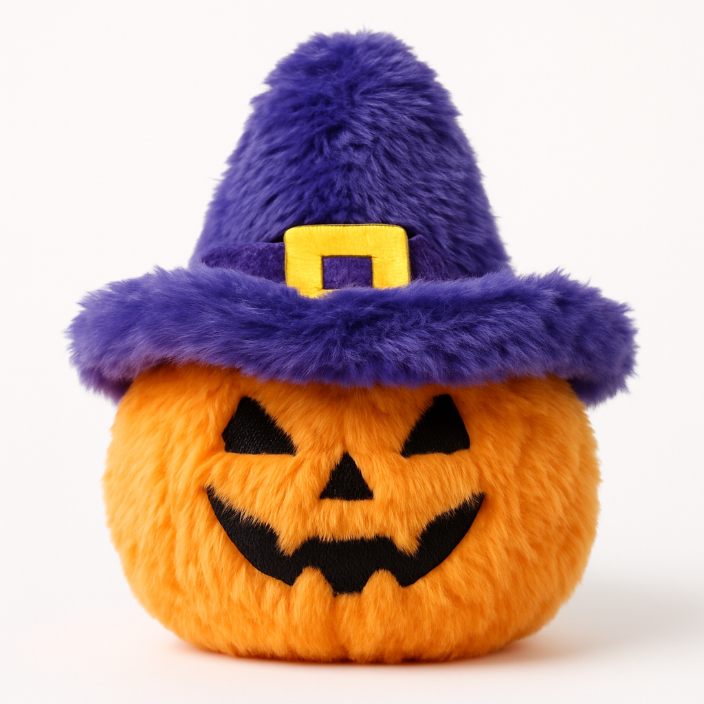 Halloween monster hondenspeeltje S (pluche & pieper) | Floofr